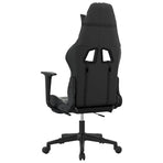 Massage Gaming Chair with Footrest Black&Camouflage