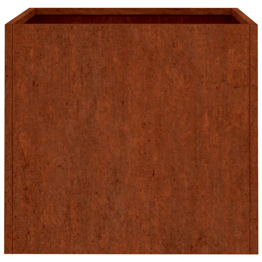 Planter 49x47x46 cm Corten Steel
