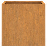 Planters 2 pcs 49x47x46 cm Corten Steel