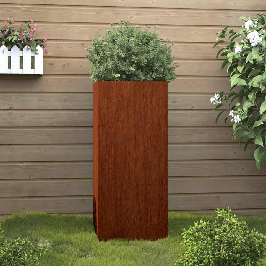 Planter 32x29x75 cm Corten Steel