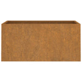 Planter 62x30x29 cm Corten Steel - 45-Degree Angle