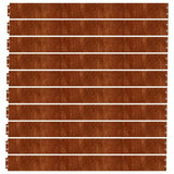 Lawn Edgings 10 pcs 10x103 cm Flexible Corten steel