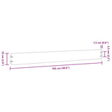 Lawn Edgings 10 pcs 10x103 cm Flexible Corten steel - Extra Image