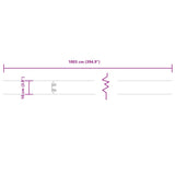 Lawn Edgings 10 pcs 10x103 cm Flexible Corten steel - Extra Image