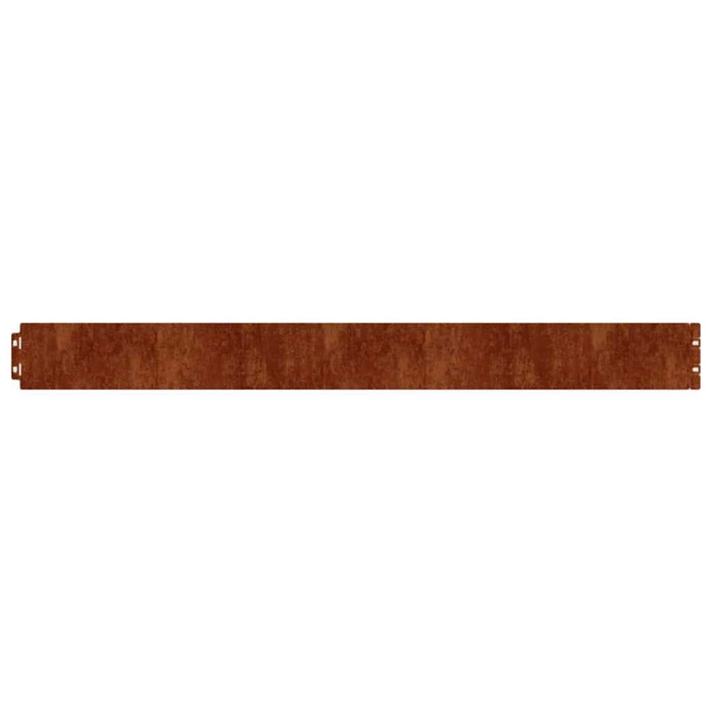 Lawn Edgings 50 pcs 10x103 cm Flexible Corten steel