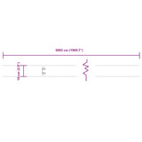 Lawn Edgings 50 pcs 10x103 cm Flexible Corten steel - Extra Image