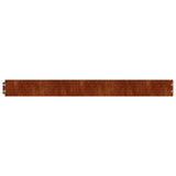 Lawn Edgings 50 pcs 10x103 cm Flexible Corten steel - Top-Down View