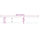 Lawn Edgings 10 pcs 15x103 cm Flexible Corten steel - Extra Image