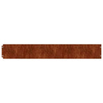 Lawn Edgings 10 pcs 15x103 cm Flexible Corten steel