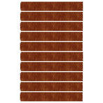 Lawn Edgings 10 pcs 15x103 cm Flexible Corten steel