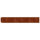 Lawn Edgings 50 pcs 15x103 cm Flexible Corten steel