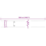 Lawn Edgings 50 pcs 15x103 cm Flexible Corten steel - Extra Image