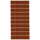 Lawn Edgings 10 pcs 20x103 cm Flexible Corten steel