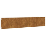 Lawn Edgings 10 pcs 20x103 cm Flexible Corten steel - 45-Degree Angle