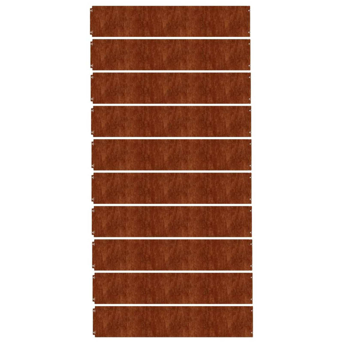 Lawn Edgings 10 pcs 20x103 cm Flexible Corten steel