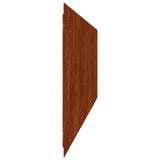 Lawn Edgings 10 pcs 20x103 cm Flexible Corten steel - Rear View