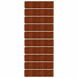Lawn Edgings 10 pcs 25x103 cm Flexible Corten steel