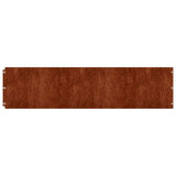Lawn Edgings 10 pcs 25x103 cm Flexible Corten steel