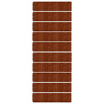 Lawn Edgings 10 pcs 25x103 cm Flexible Corten steel