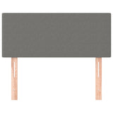 Headboard Dark Grey 100 cm Fabric