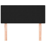 Headboard Black 100 cm Fabric - Side View