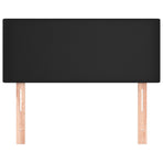 Headboard Black 100 cm Faux Leather