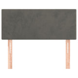 Headboard Dark Grey 100 cm Velvet