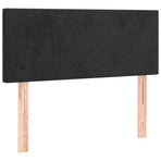 Headboard Black 100 cm Velvet