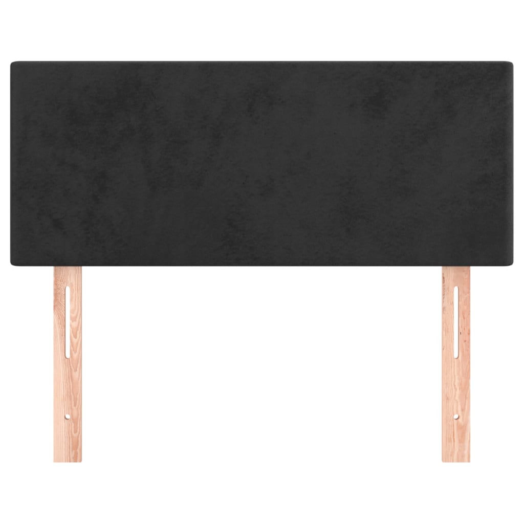 Headboard Black 100 cm Velvet
