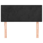Headboard Black 100 cm Velvet