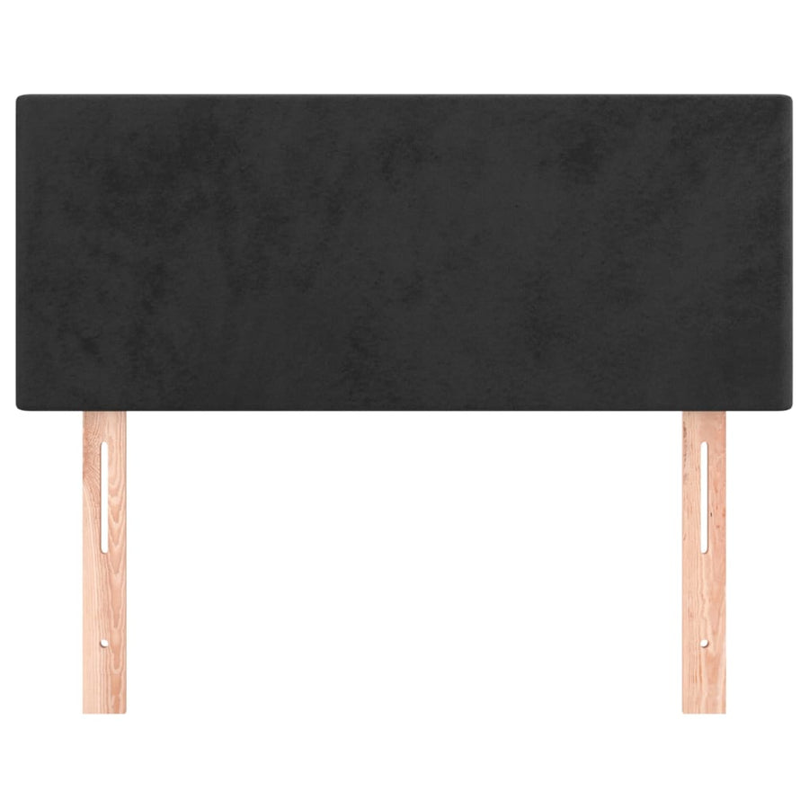 Headboard Black 100 cm Velvet