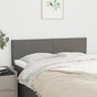Headboards Dark Grey 144x5x78/88 cm Fabric