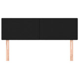 Headboards 2 pcs Black 72 cm Fabric