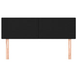 Headboards 2 pcs Black 72 cm Fabric - Side View