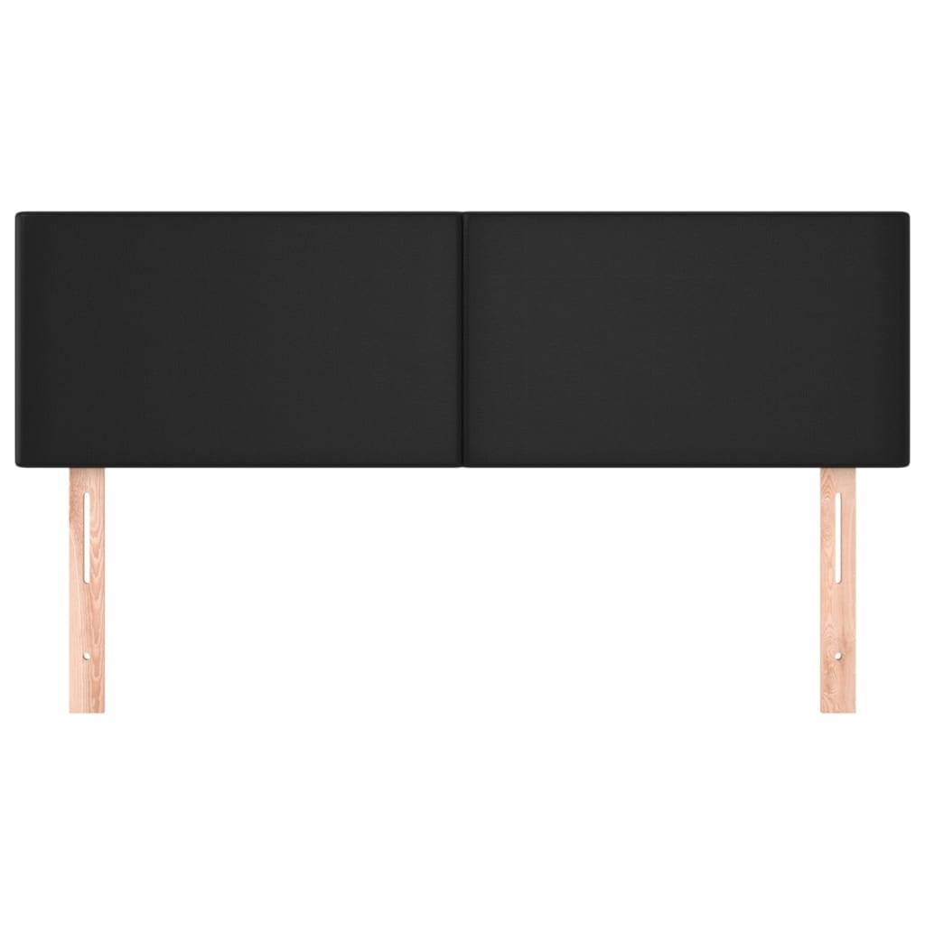 Headboards 2 pcs Black 72 cm Faux Leather