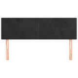 Headboards 2 pcs Black 72 cm Velvet - Side View