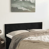 Headboards 2 pcs Black 72 cm Velvet