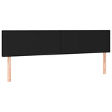 Headboards 2 pcs Black 80 cm Fabric
