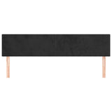 Headboards 2 pcs Black 100 cm Velvet - Side View