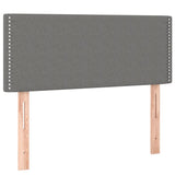 Headboard Dark Grey 100 cm Fabric - Front View