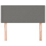 Headboard Dark Grey 100 cm Fabric