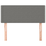 Headboard Dark Grey 100 cm Fabric - Side View