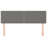 Headboards 2 pcs Dark Grey 72 cm Fabric