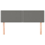 Headboards 2 pcs Dark Grey 72 cm Fabric