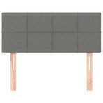 Headboard Dark Grey 100 cm Fabric