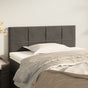 Headboard Dark Grey 100 cm Velvet