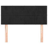 Headboard Black 100 cm Velvet - Side View