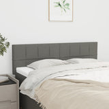 Headboards 2 pcs Dark Grey 72 cm Fabric
