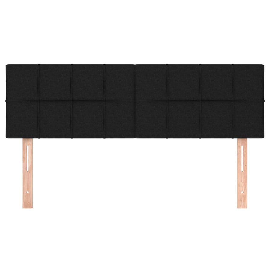 Headboards 2 pcs Black 72 cm Fabric