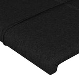 Headboards 2 pcs Black 72 cm Fabric - Top-Down View